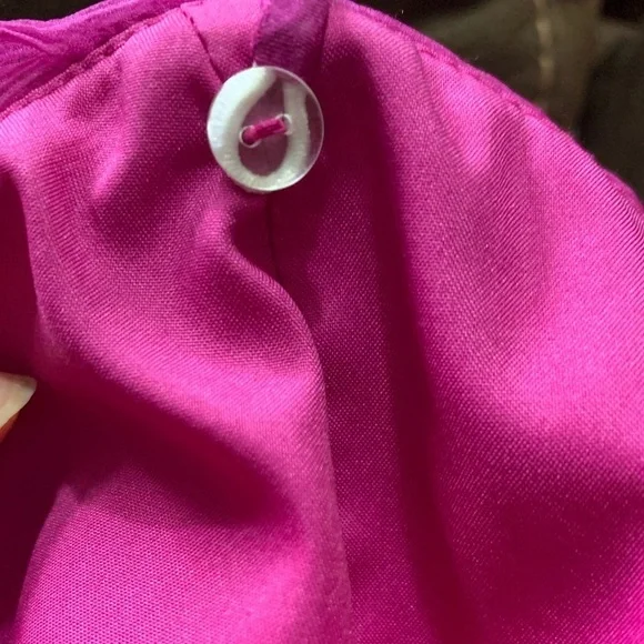 Watters  Silk Fuchsia Dress size 10 - Picture 8 of 8